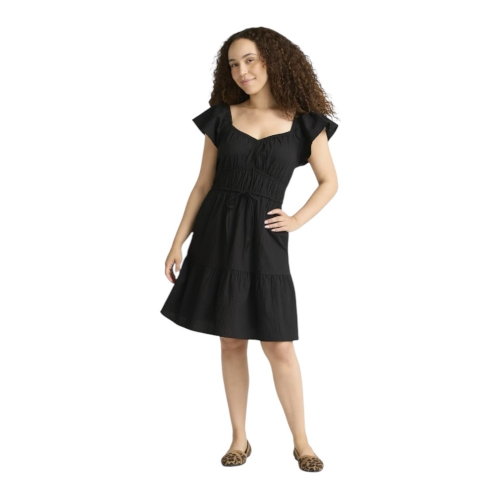 Chic Black Midi Dress for Women